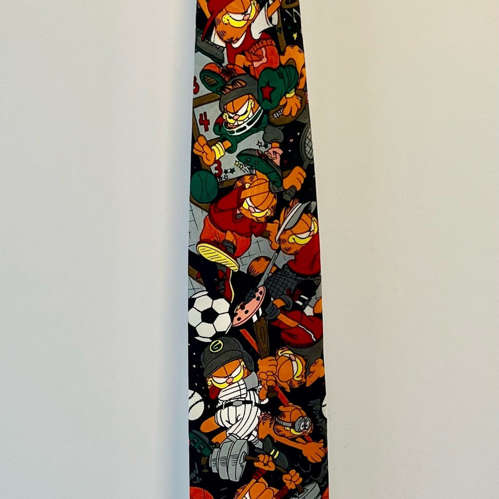 Garfield Sports Themed Tie